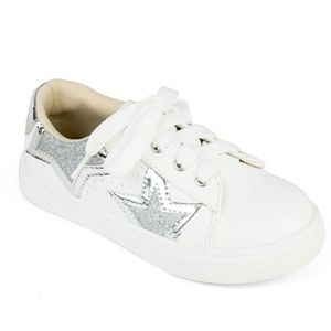 Miss Harper Silver Metallic Sneaker